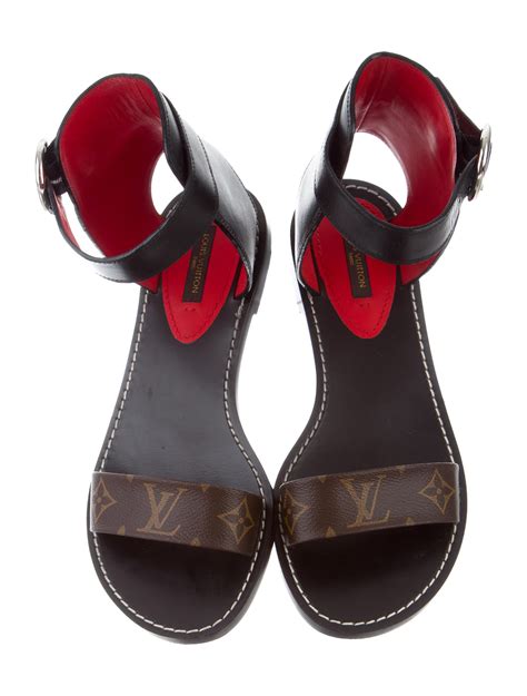 louis vuitton strap sandals|Louis Vuitton sandals on sale.